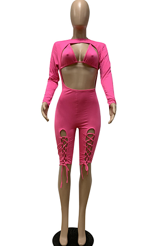 Prue Color Cultivate One's Morality Diversification Jumpsuits QSS5059