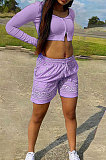 Summer Women Fashion Casual Sport Shorts Sets GLS8125
