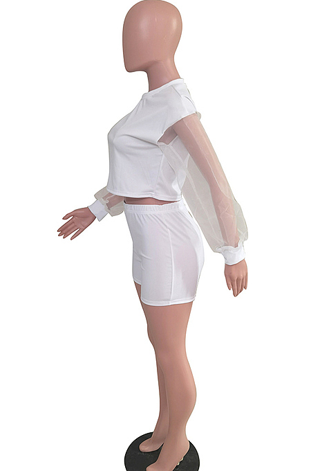 Fashion Casual Net Yarn Sunshade Sleeve Two-Piece BS1258
