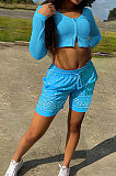 Summer Women Fashion Casual Sport Shorts Sets GLS8125