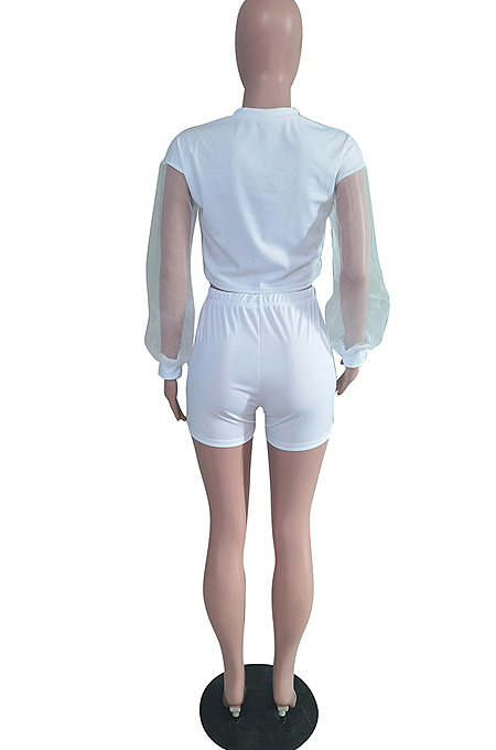 Fashion Casual Net Yarn Sunshade Sleeve Two-Piece BS1258