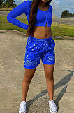 Summer Women Fashion Casual Sport Shorts Sets GLS8125