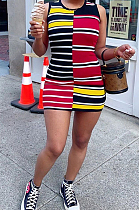 Fashion Paint Cans Positioning Print Dresses QL6019