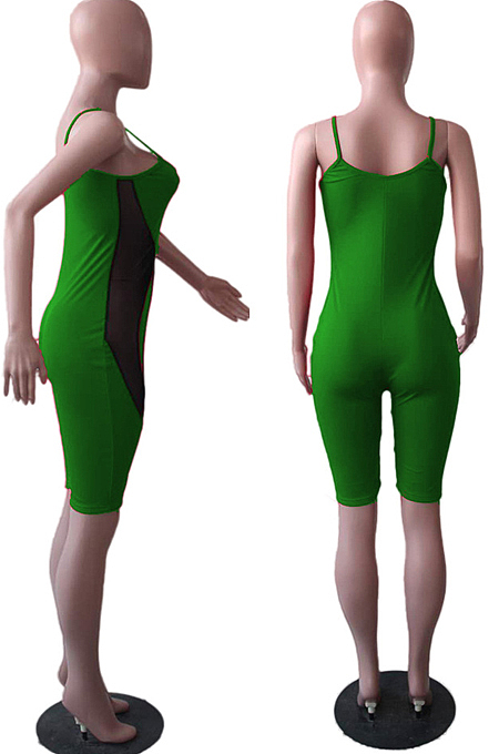 Sexy Casual Sling Prue Color Jumpsuits QL6007