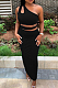 Casual Fashion Sleeveless Vest Long Dress Two-Piece QL6022