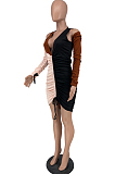 Fashion Polyester Personaity Joining Together Dresses ZNN8019