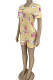 Personality Print Casual The Home Jumpsuits ZNN8032