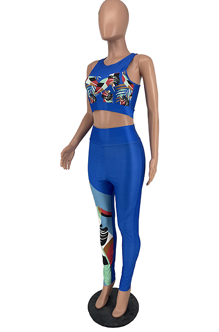 Sexy Print Sports Casual Two-Piece ZNN8018
