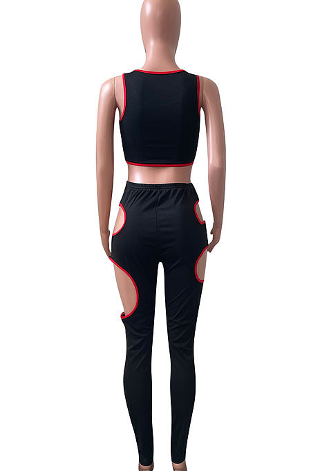 Offset Printing Package Edge Sport Casual Pants Sets NK220