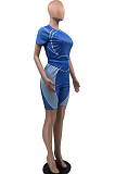 Fashion Positioning Print Casual Sports Suit OEP6258