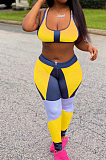 Fashion Letter Joining Togeher Vest Casual Sport Suits LMM8223