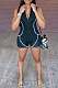 Line Zipper Casual Cultiveta One's Morality Jumpsuits MLL162