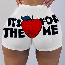 Sexy Tight Pattern Printing Yoga Shorts SDD9477