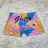 Sexy Tight Pattern Printing Yoga Shorts SDD9481