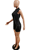 Line Zipper Casual Cultiveta One's Morality Jumpsuits MLL162