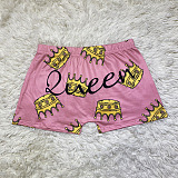 Sexy Tight Pattern Printing Yoga Shorts SDD9481