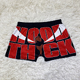 Sexy Tight Pattern Printing Yoga Shorts SDD9481