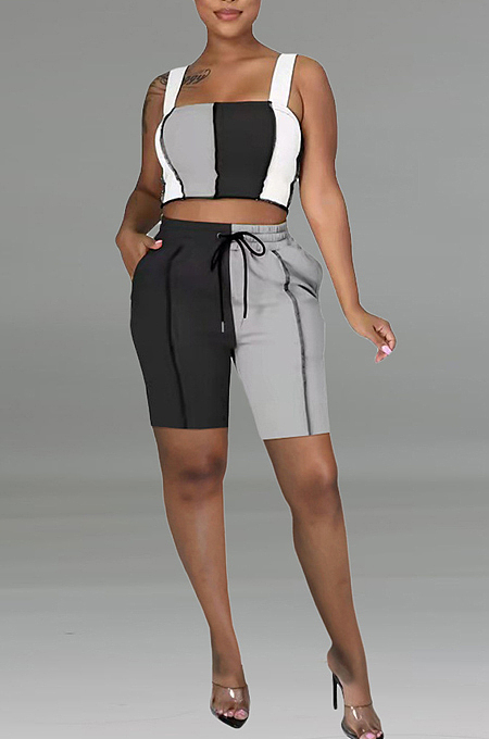 Casual Cultiveta One's Morality Vest Joining Together Two-Piece TK6155