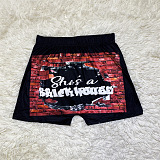 Sexy Tight Pattern Printing Yoga Shorts SDD9477