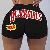 Sexy Tight Pattern Printing Yoga Shorts SDD9484