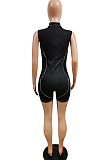 Line Zipper Casual Cultiveta One's Morality Jumpsuits MLL162