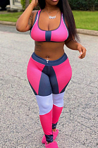 Fashion Letter Joining Togeher Vest Casual Sport Suits LMM8223