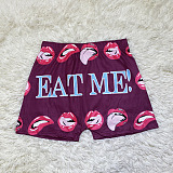 Sexy Tight Pattern Printing Yoga Shorts SDD9477