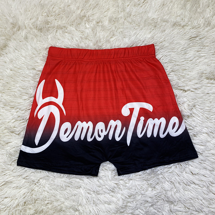 Sexy Tight Pattern Printing Yoga Shorts SDD9477
