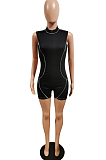 Line Zipper Casual Cultiveta One's Morality Jumpsuits MLL162