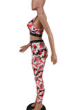 Fashion Sport Casual Printing Yoga Pants Sets PU6067