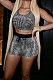 Euramerican Women Sexy Trendy Casual Shorts Sets FFE099