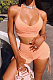 Fashion Casual Drawsting Fold Hang A Neck Suits W8362