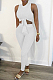 Pure Color Higt Elestic After Short Before Long Two-Piece HY5220