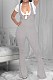 Fashion Prue Color Casual Long Jumpsuits E8571
