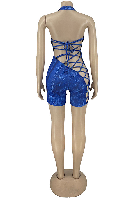 Bind Halteneck Hang A Neck Jumpsuits HY5211 