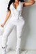 Pure Color Hooded Hollow Out Sexy Shirred Detail Pants Sets CN0094