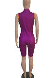 Printing Sleeveless Trendy Tight Romper Shorts GHH007
