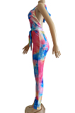 Sexy Backless Tie Dye Jumpsuits WM2139