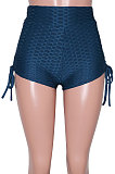 Sexy Tight Bind Pure Color Yoga Shorts SN390083