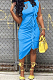 Fashion Fold Hurnt Flowers Lrregularity Dresses WM2317