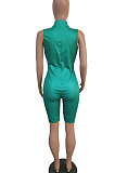 Printing Sleeveless Trendy Tight Romper Shorts GHH007