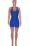 Sport Vest Jumpsuits Yoga Romper Shorts SN390079