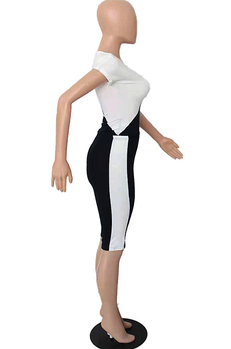 Fashion Casual Color Matching Two-Piece YMM9064