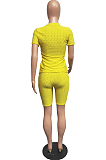 Waffle Fashion Casual Sports Two-Piece H1630 