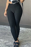 Trendy Jacquard Weave Sport Yoga Pants SN390082