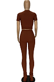 Fashion Shirred Detail Sexy Two-Piece YT3258