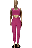 Sexy Cross Waistband Vest Two-Piece YT3262