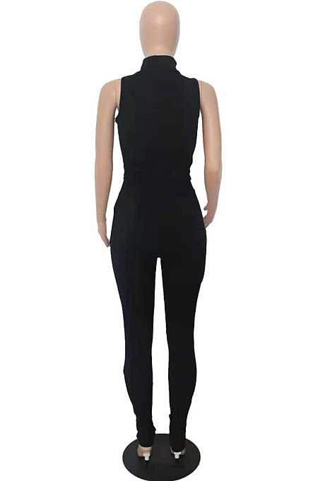 Casual Hollow Out Pit Rar Pure Color Two-Piece YMM9062