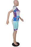 Summer Fashion Positioning Print Two-Piece YMM9059
