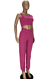Sexy Cross Waistband Vest Two-Piece YT3262